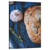 Canvas Print Bread Garlic Breakfast Rosemary Vintage 80x120