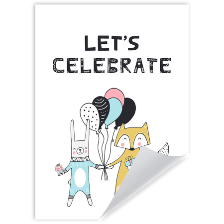 Let's celebrate Birthday Poster_2 50X70 cm