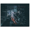 Canvas Print Tokyo Architecture at Night 100X80 cm