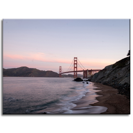 Canvas Print Architecture Golden Gate 40x30 cm