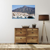 Canvas Print Boats Summer Monaco Mountain 100x80 cm