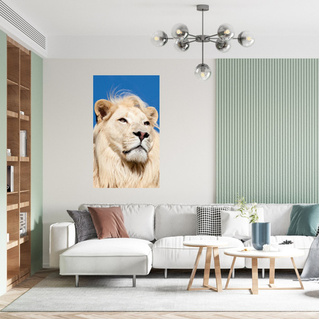 Canvas Print Beautiful Bright Lion Hair Nature 80x120 cm