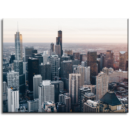 Canvas Print Chicago Architecture 40x30 cm