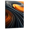 Canvas Print Abstraction Swirls Spirals 80x120