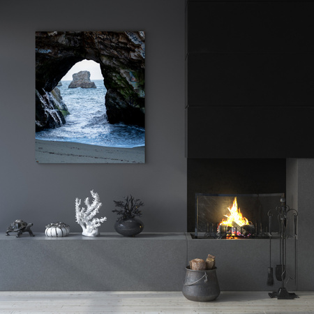 Canvas Print Nature Rocks Ocean 30x40 cm