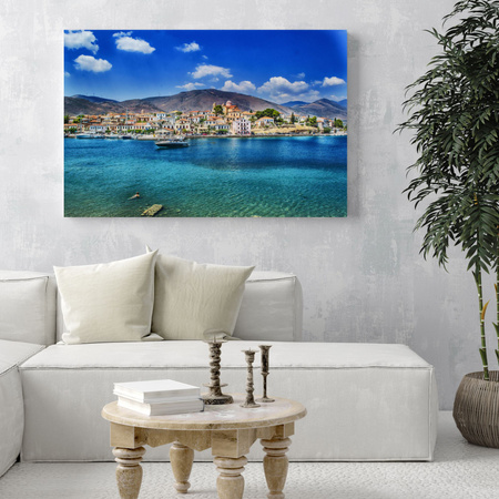 Canvas Print Architecture Greece 120X60 cm