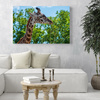 Canvas Print Animals Giraffe 40x30 cm