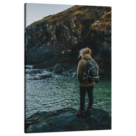 Canvas Print Mountains Climbing Nature Cliffs Nature 80x120