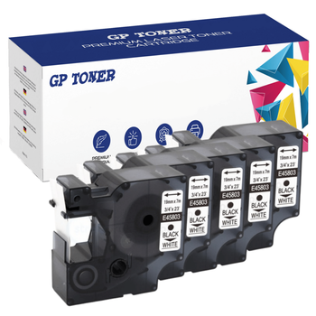 5x Tape for DYMO D1 45803 19mm x 7m GP-DY45803 x5