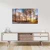 Canvas Print Trees Winter Rising Sun 40x30 cm