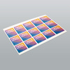 STICKERS with LOGO Square with print Waterproof Text Photo 50x50 mm