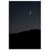 Canvas Print Nature Night Dark Moon Mountains 80x120