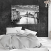 Canvas Print Architecture Venice Black and White 40X30 cm