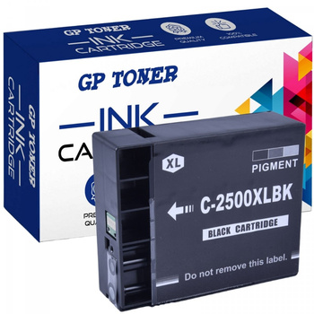Replacement ink for Canon PGI-2500XLBK Maxify iB4000 iB4050 iB4150 MB5000 MB5155 MB5350 MG5450- GP-C2500XL BK