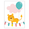 Children's Tigger Poster 30X40 cm + white frame