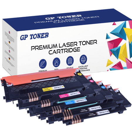 5x TONER FOR HP 117A 150A 150NW MFP178NW MFP179FNW W2070A, W2071A, W2072A, W2073A-GP-H2075A CMYKK CHIP