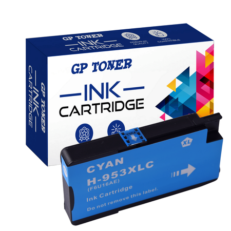 Ink cartridges for HP 953XL OfficeJet Pro 7740 8210 8710 8720 8730 - GP-H953XL C Cyan