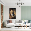 Canvas Print Lion Mane Face Wildness 80x120 cm