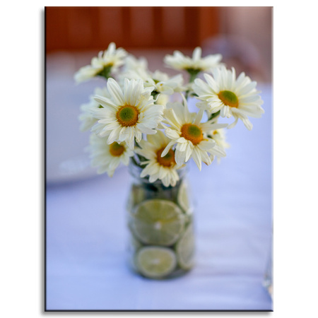 Canvas Print Botany Daisy Bouquet 30x40 cm