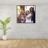 Your photo on the 80x80 cm designer poster