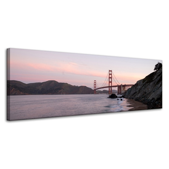 Canvas Print Architecture Golden Gate 120x40cm