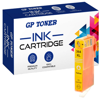 Compatible Ink Cartridge HP 364XL C6380 D5460 C5380 C5324 B110A B109N C410B C310A 3070A - GP-H364XL Y