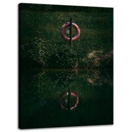 Canvas Print Nature Lifebuoy 30x40 cm