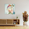 Canvas Print Queen Flowers Woman Nature 90X90 cm