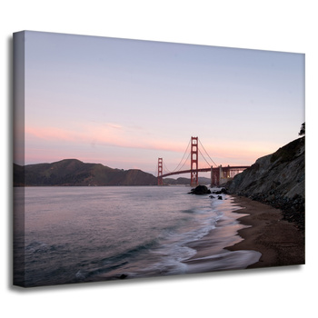 Canvas Print Architecture Golden Gate 40x30 cm