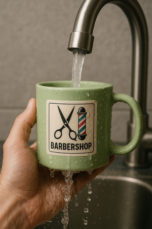 STICKERS with LOGO Square with print Waterproof Text Photo 80x80 mm