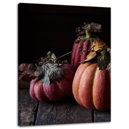 Canvas Print Kitchen Pumpkins 30x40 cm