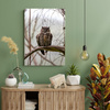 Canvas Print Animals Sleeping Owl 40x120 cm