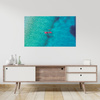 Canvas Print Kayak People Sun Water Holidays 100x80 cm