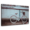 Canvas Print Vintage Bike in the City by the Bridge 90x60