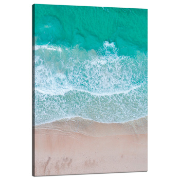 Canvas Print Water Foam Waves Sea Nature 80x120 cm