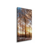 Canvas Print Trees Winter Rising Sun 40x80 cm