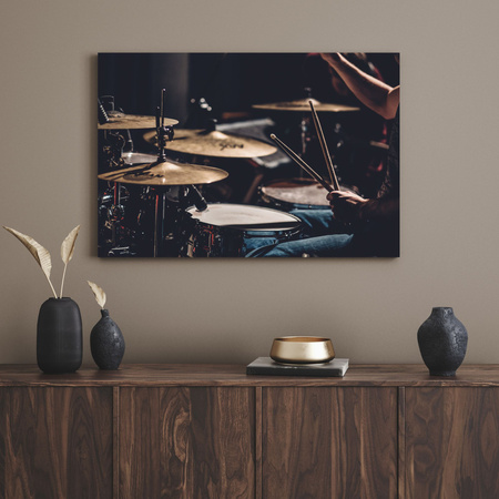 Canvas Print Music Drums 40x30 cm