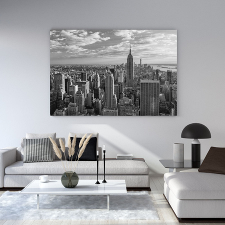 Canvas Print Architecture black and white Manhattan 40X30 cm