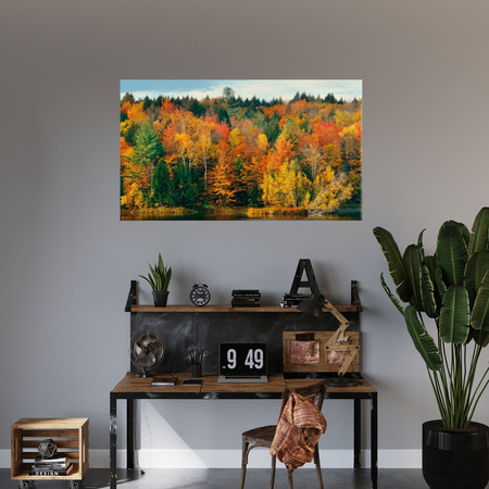 Canvas Print Colorful Leaves Trees Autumn Nature 120x80 cm
