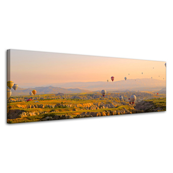 Canvas Print Nature Balloon Flight Türkiye 120x40