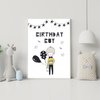 Birthday poster Birthday guy 50X70 cm