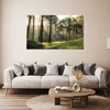 Canvas Print Forest Trees Sun Nature 120x80 cm