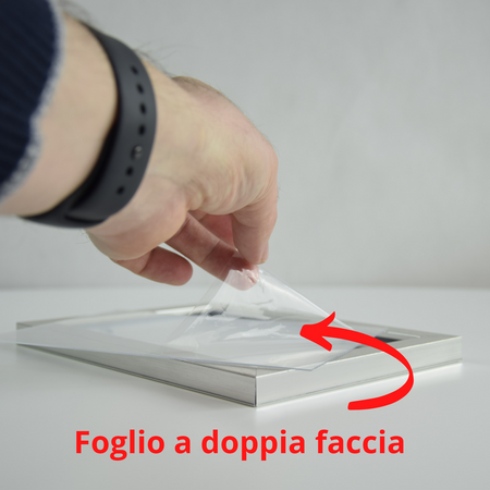 5x Black frame 21x29.7, I L13,15,051, plexiglass embossing