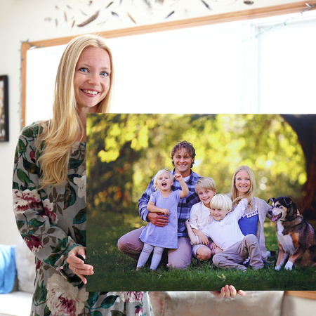 Personalized Custom Canvas Print - Your photo on Canvas 70x70 cm