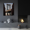 Canvas Print Architecture New York Bridge 30x40 cm