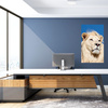 Canvas Print Beautiful Bright Lion Hair Nature 80x120 cm