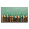 Canvas Print Colored Crayons 90x60