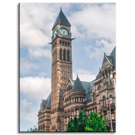 Canvas Print Architecture Clock Tower 30x40 cm
