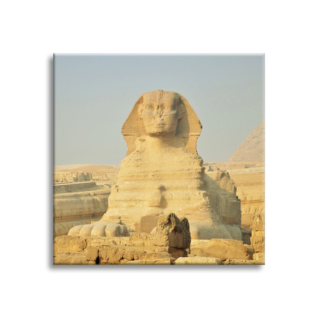 Canvas Print Architecture Egypt Sphinx 90x90 cm