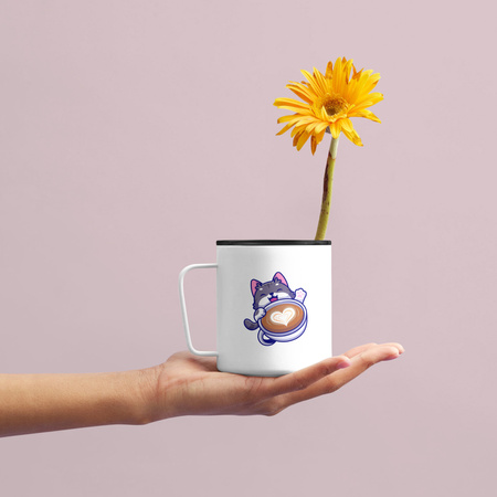 LOGO STICKERS Shape Outline with Print Waterproof Text Photo 50x50 mm